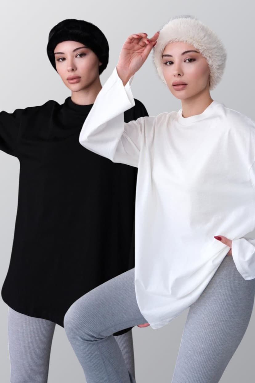 TCTY24ASTSH013-Siyah/Ekru